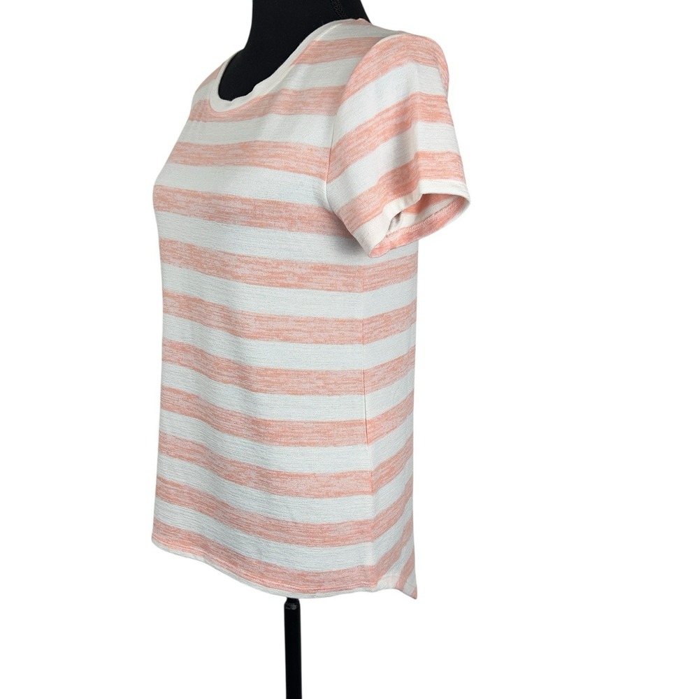 Market‎ & Spruce Stitch Fix Juuna HiLo Knit Stripe Tee XS Petite Casual Stretch - Picture 2 of 7